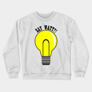 Yellow lightbulb Crewneck Sweatshirt